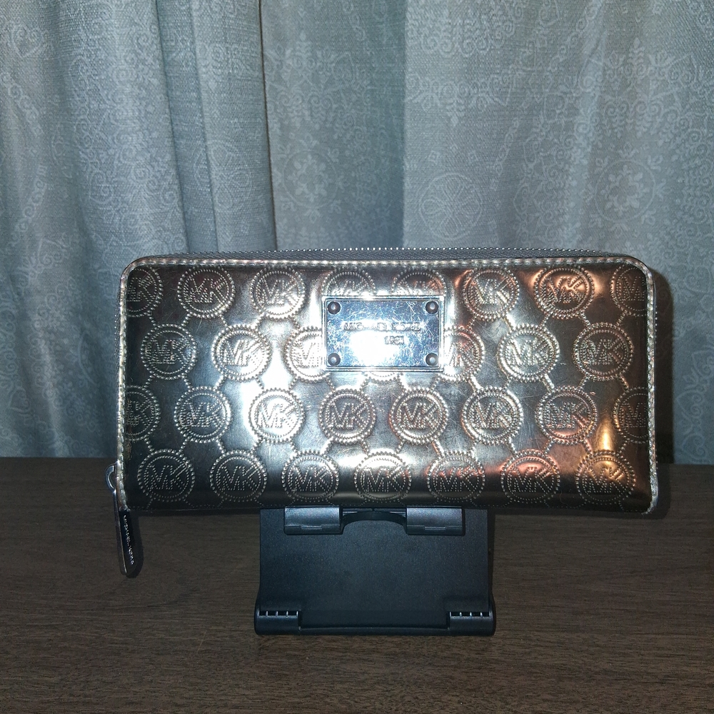Michael Kors Bronze and Silver Wallet